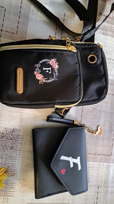 Geantă umăr plus portofel