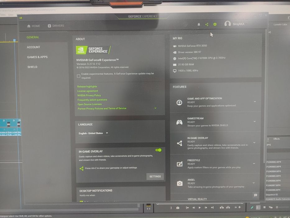 pc rtx3050 8gb cpu i7 opertivka 32gb 3200lik