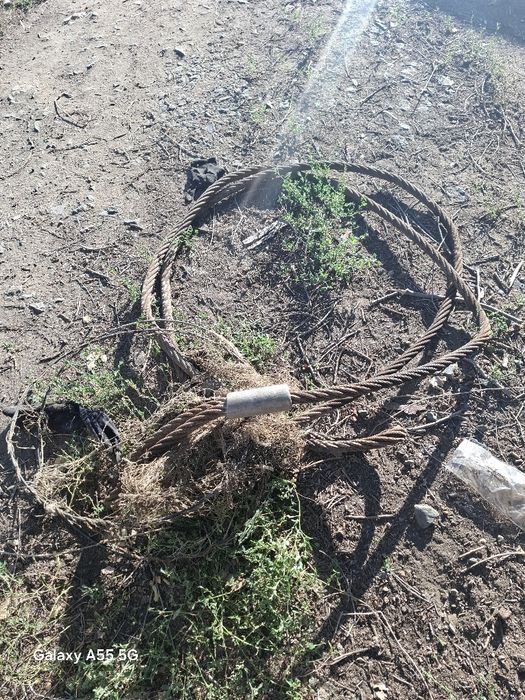 Продажа, стальной тросс буксировочный. В хорошем состоянии