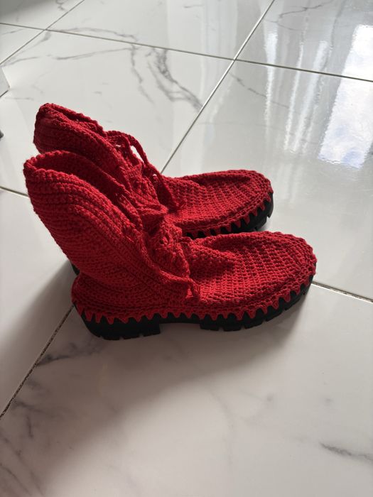 Set ghete si rucsac crosetate manual