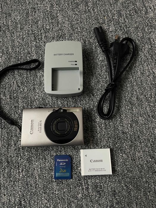 Aparat Foto Digital CANON Ixus 85 IS Silver 10MP  3x Zoom Senzor CCD