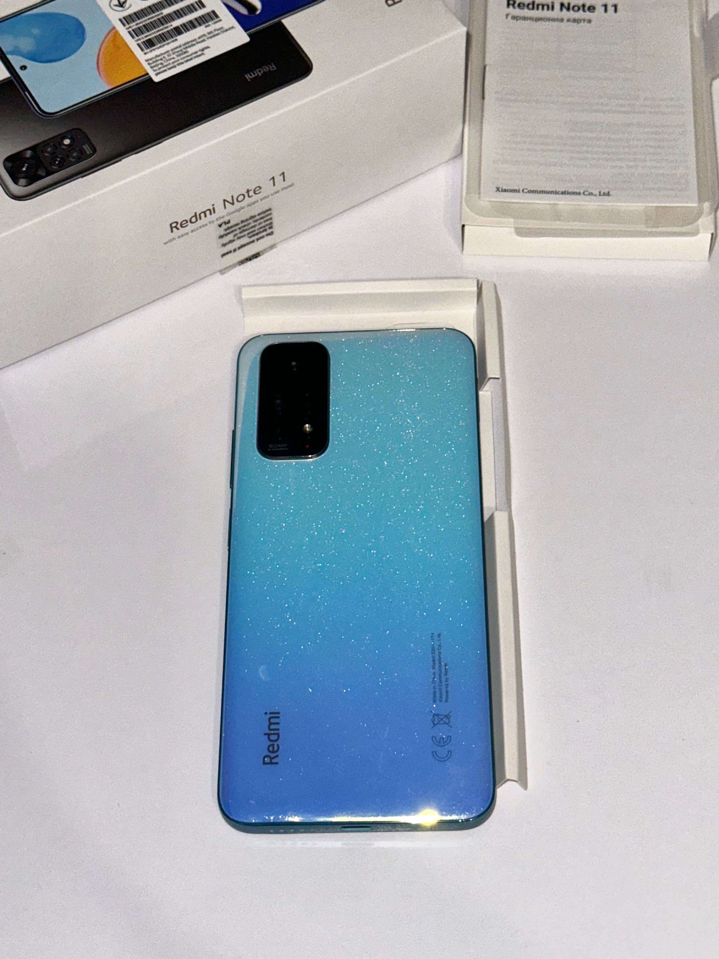 Redmi Note 11 + калъф, 128GB, 6GB RAM, 128 GB ROM