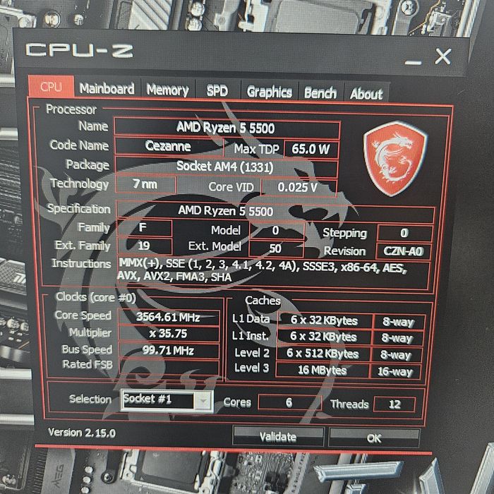 PC Gaming Ryzen 5-5500 RTX3060 16GB 1TB Zeus Amanet Vitan 3555