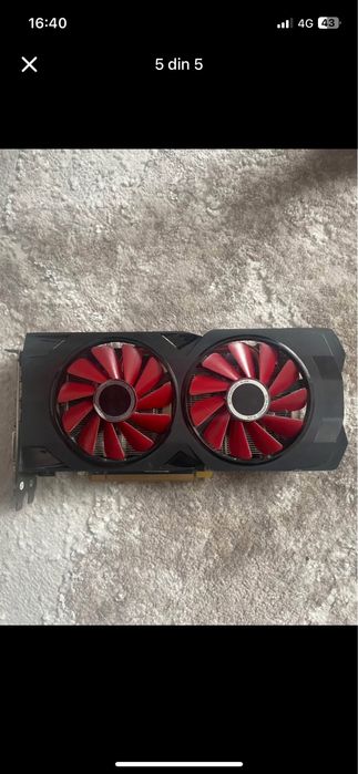 Placa video Radeon RX 570 / 580 XFX ambele de 4gb 128 biti