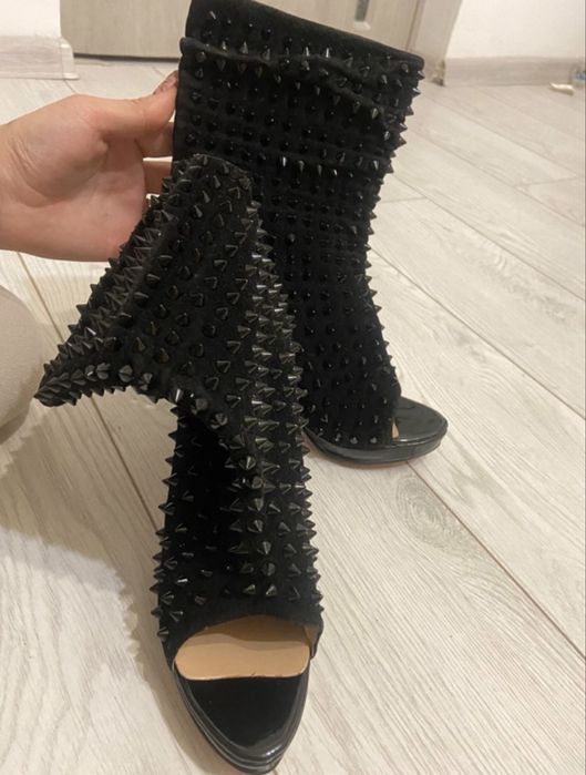 Christian Louboutin Guerilla Suede Spiked