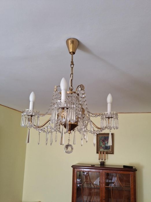 Candelabru Cristale de Bohemia,3 brate, Model deosebit