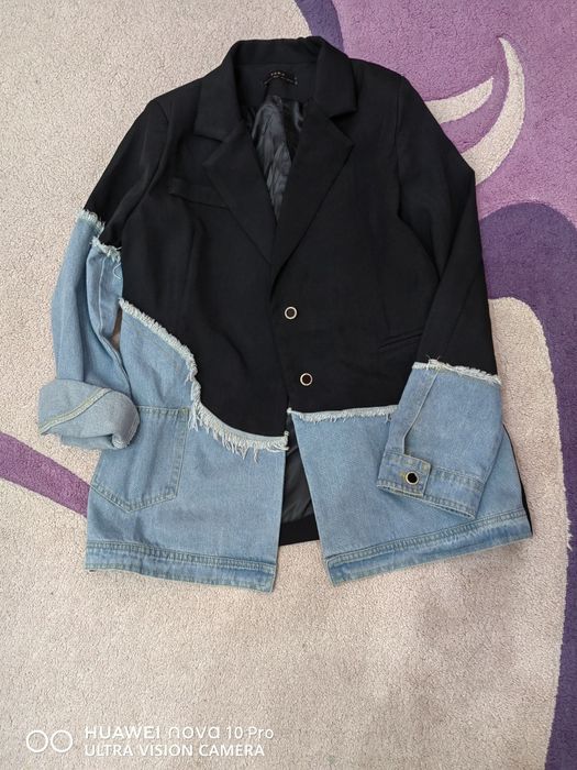 Спортно-елегантен сет (сако и дънки)