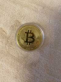 Монета Биткоин. Bitcoin на удачу