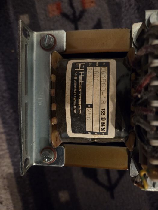 Transformator IMI Habermann 600V/24V 250VA model 863589-18 – impecabil