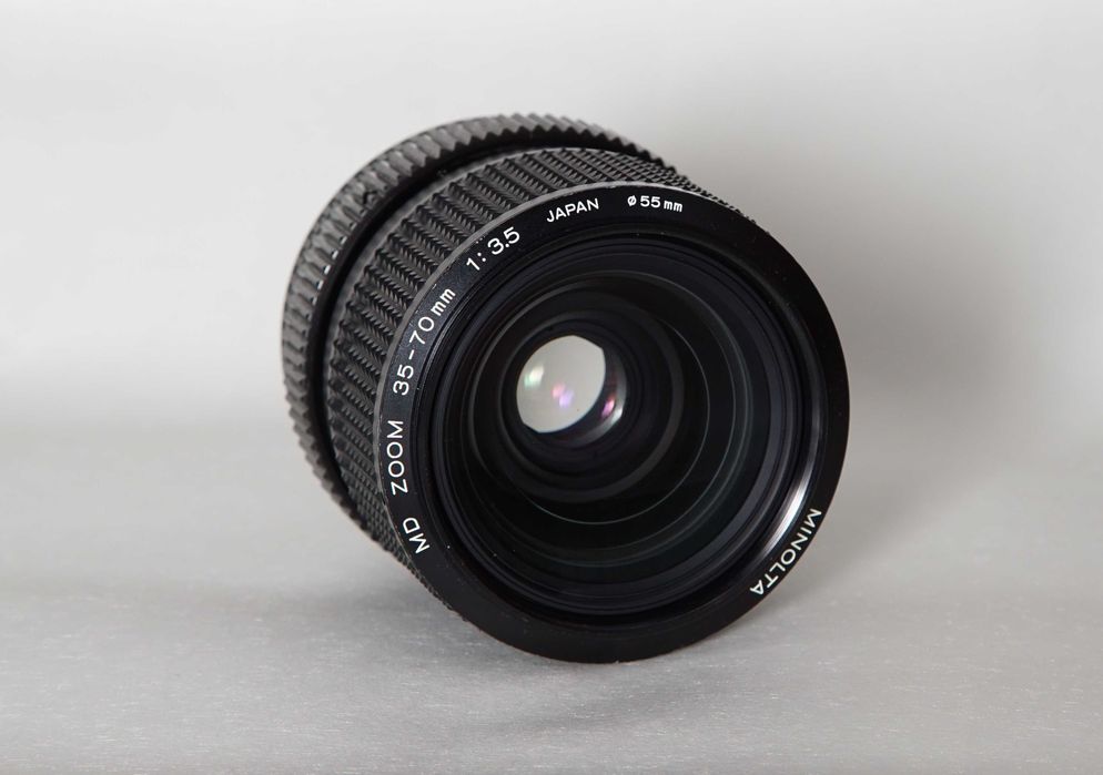 Obiectiv Minolta MD Zoom 35-70mm f/3.5 (diafragmă constantă!)