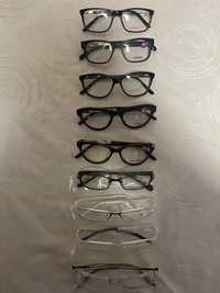 Vand rame de ochelari diferite modele, marimi si culori.
