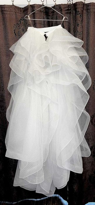 Vand ROCHIE DE MIREASA 2 in 1 cu trena detasabila  (WILDIN-ESPOSA)