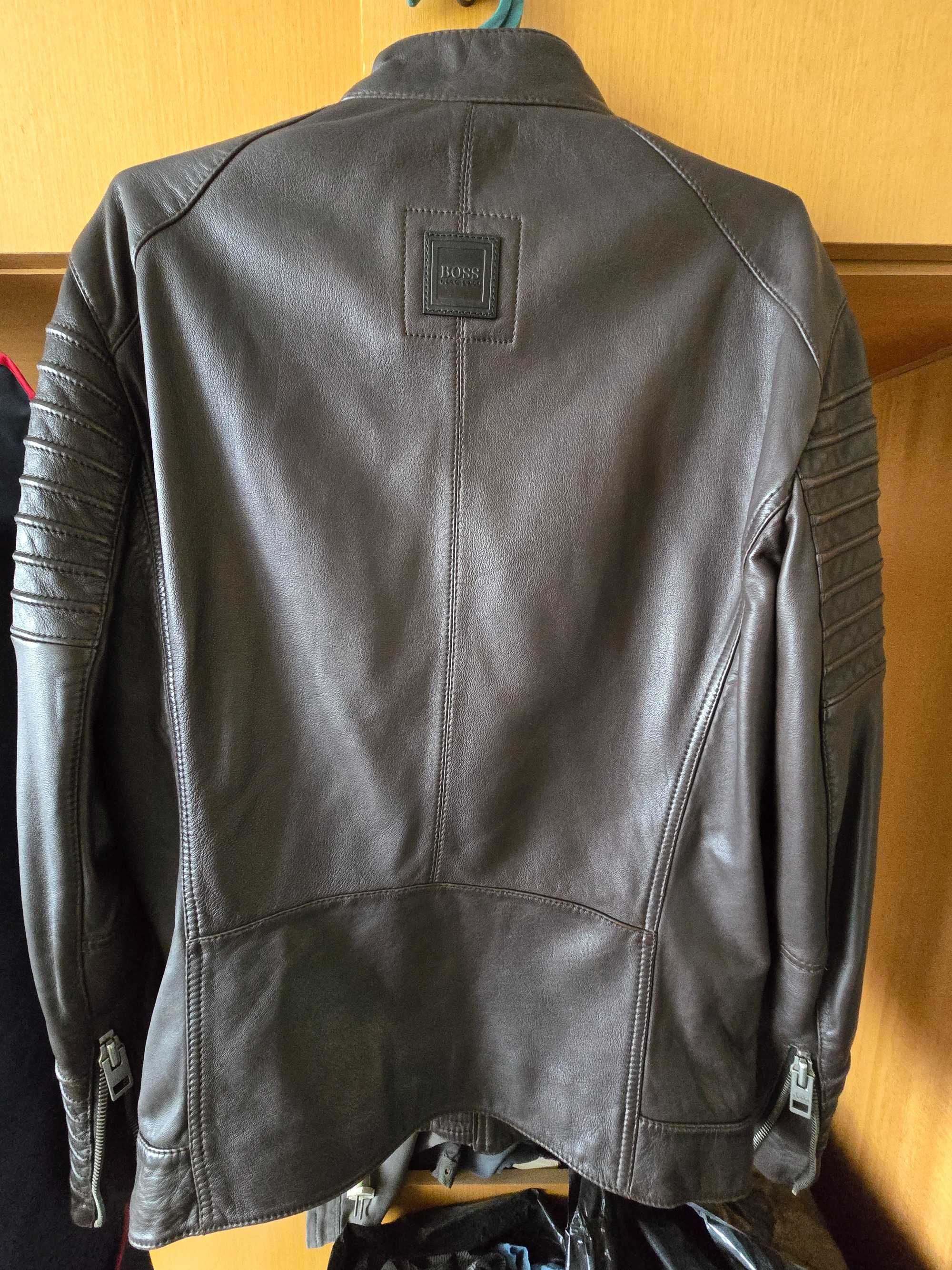 Мъжко кожено яке Hugo Boss Jordon1