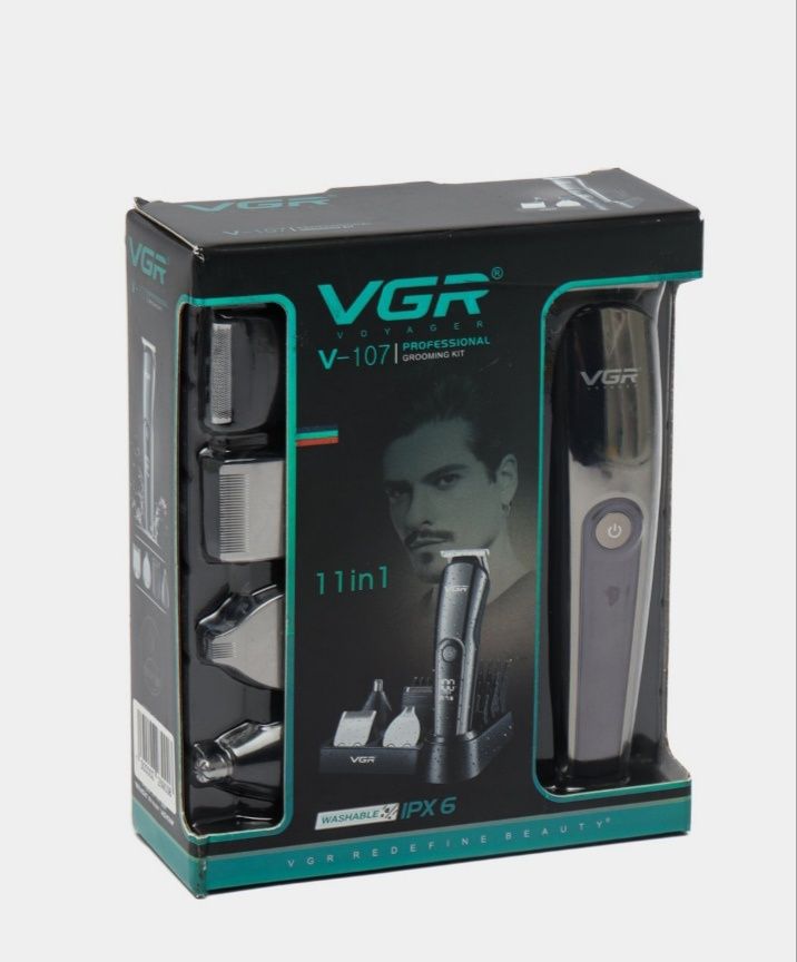 Триммер профессиональная машинка для бритья и стрижки волос vgr-107