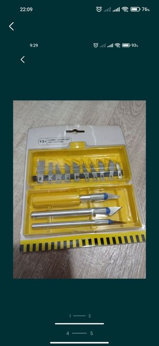 Cutter pliabil set cutter cutite precizie