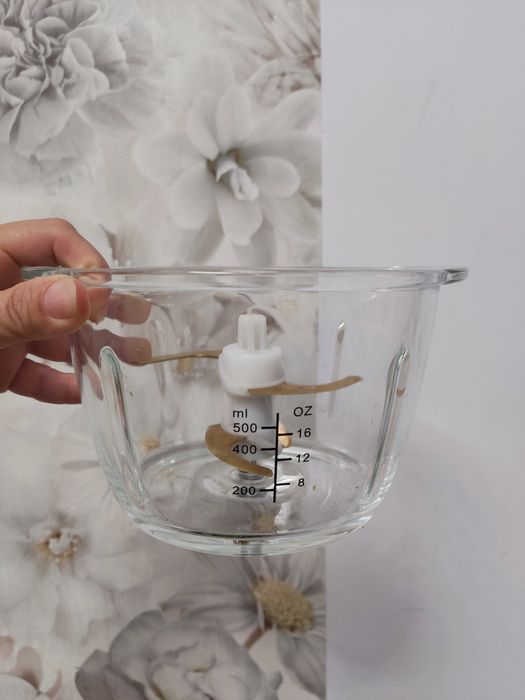 Pahar/cana/recipient de sticla tocator Rohnson