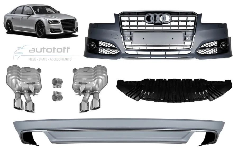 Pachet compatibil cu Audi A8 D4 Facelift (2015-2017) S8 Design