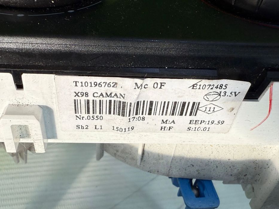 PANOU COMANDA AC / CLIMA RENAULT CLIO IV 2015 1.0 BENZINA TCE HATCHBACK COD OEM T1019676Z E1072485 2012-2019