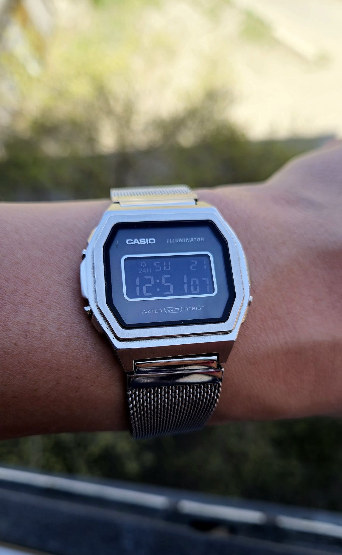 Casio A1000 полностью из нержавейки