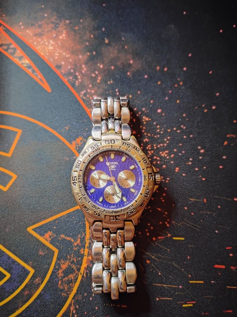 Ceas Fossil Blue