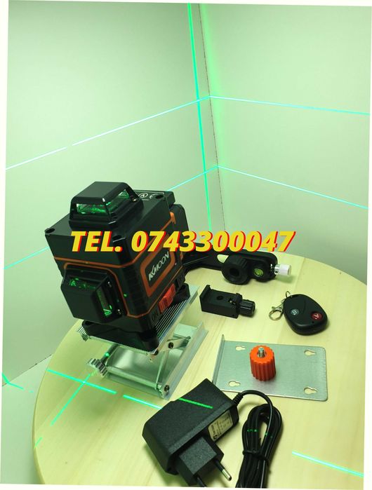 Livrare Gratuita  Reducere Auto Nivela Laser Verde 16 Linii 4d Profe