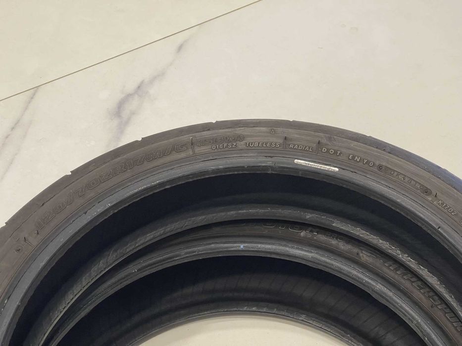 Комплект гуми за мотор Bridgestone Battlax BT016 R Pro 180/55 + 120/70