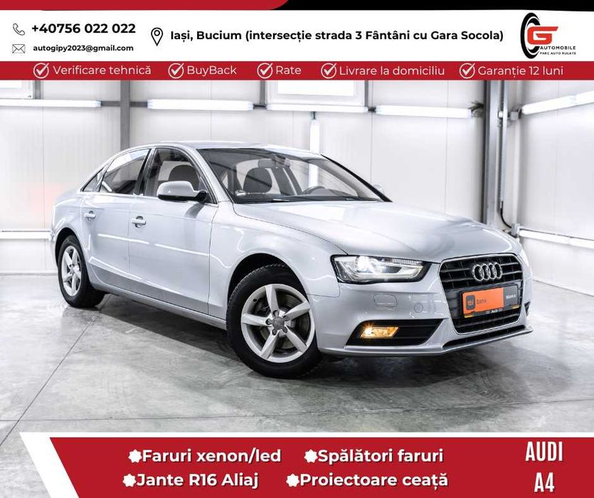 AUDI A4 SEDAN Fab2015Benzină Euro5CP120 Navi Climatronic Jante Senzori