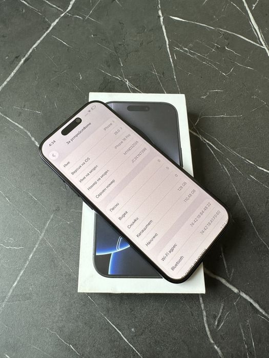 IPhone 16 Pro 128GB Black Titanium