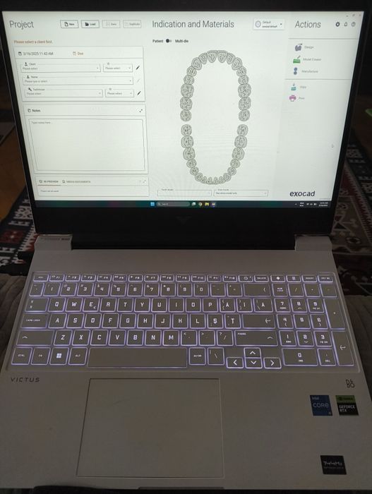 HP tehnică dentară
