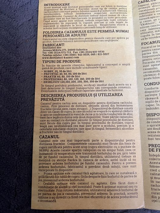 Cazan tuica basculant cu amestecator