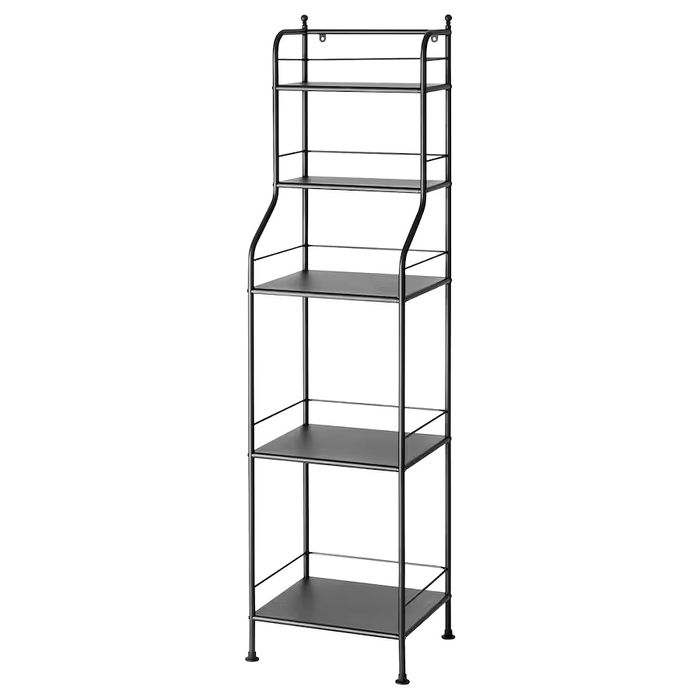 Висока стоманена етажерка за баня