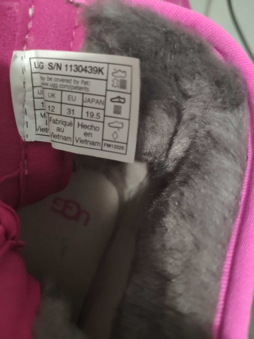 Водоустойчиви детски ботушки/боти марка UGG номер 32