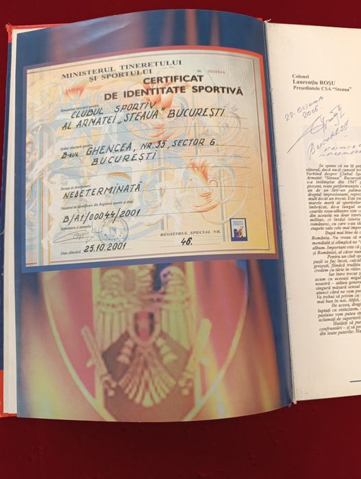 Carte sportivă pentru pasionații in domeniu