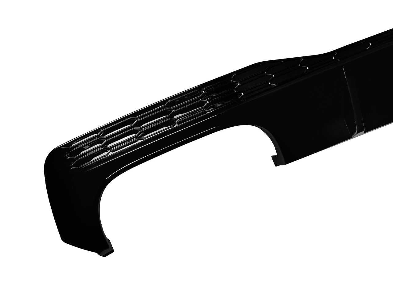 Difuzor Bara Spate cu Ornamente negre Audi A7 C8 S7 Design