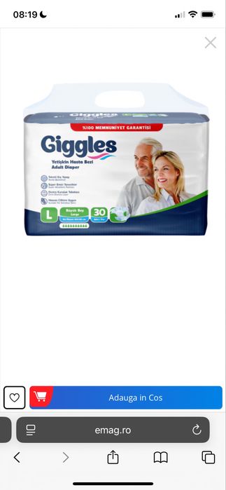 Pampersi adulti marimea xl