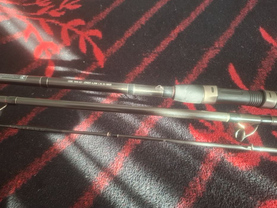 Vând 2 lansete Team Feeder Master Carp Pro 420LC 50-180G