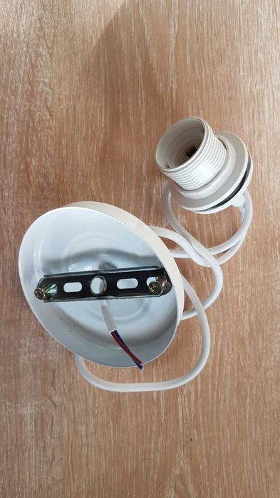 Cablu pendul 1 x E27 alb