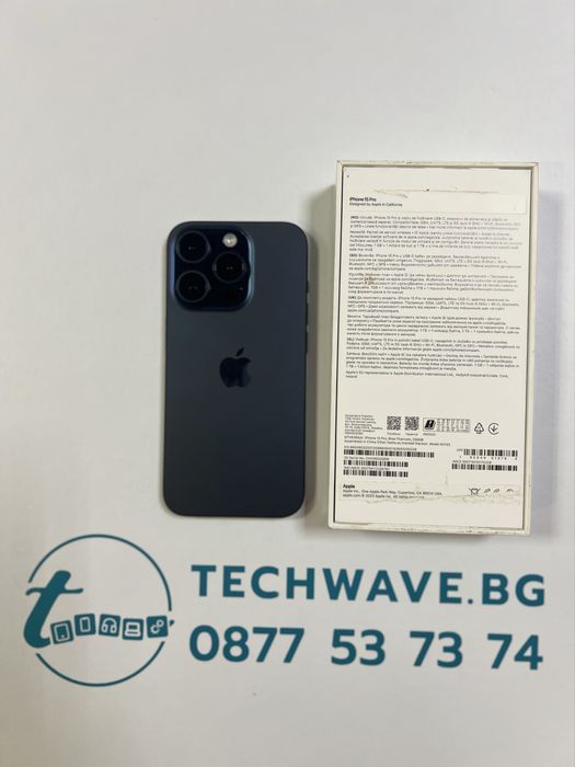 iPhone 15 Pro Blue Titanium 256GB