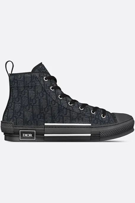 Dior B23 High / PREMIUM / ALB/ NEGRU
