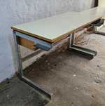 Banc de lucru sau birou profil metalic industrial 60x130cm