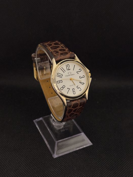 Charles Delon Quartz 24K placat cu aur