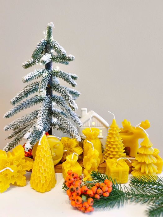 Натурални восъчни свещи – ръчна изработка