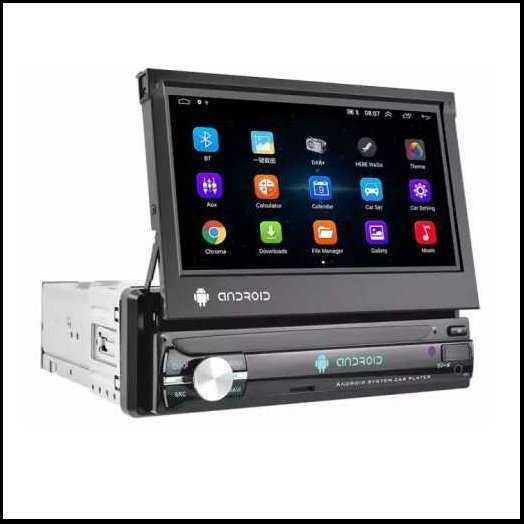 Dvd auto player, radio, bt, usb, wi-fi, retractabil, 1+16g sau 2 +32g