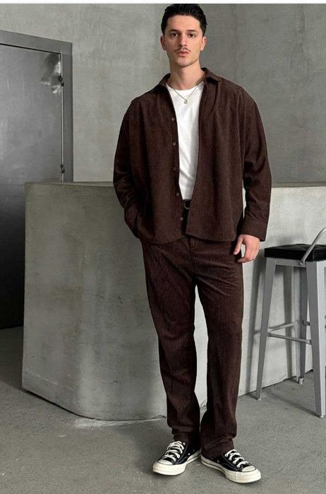 Мужской стильный костюм на заказ из Турции