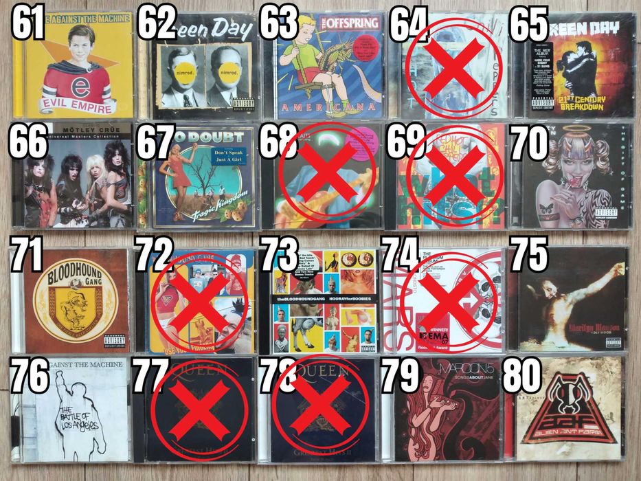 Rock/Punk Metal Music Albums CDs Оригинални Рок Пънк Музикални Дискове