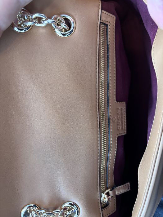 Gucci Marmont Bag кафява чанта среден размер