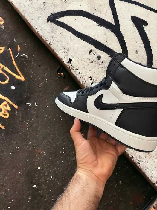 Adidasi Nike Jordan 1 High Panda / Produs Unisex 2024