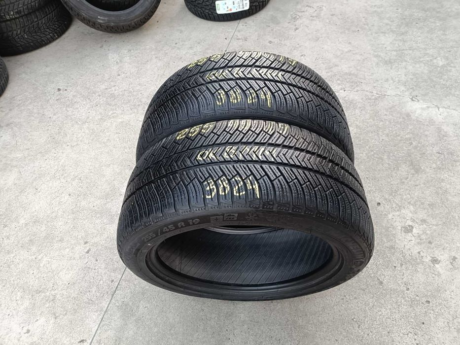 Doua anvelope iarna 255 45 19 michelin pilot alpin PA4 profil 8mm 3824