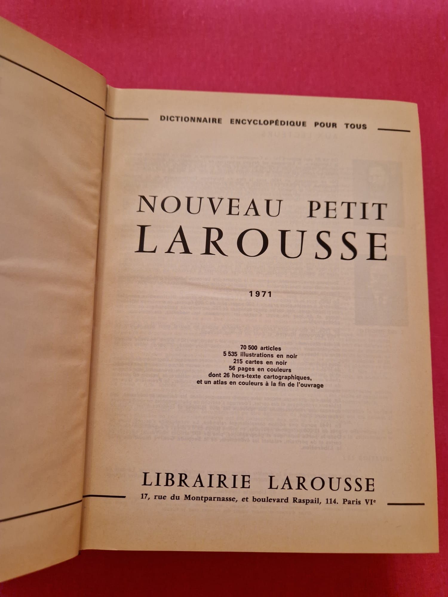 Nouveau Petit Larousse si Dictionar de Filozofie