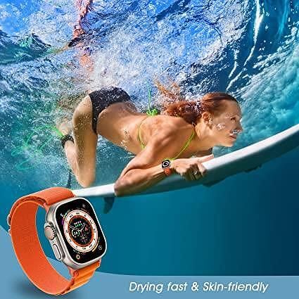 Каишка tech protect nylon pro за apple watch ultra/ ultra 2 orange